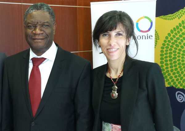 avec le docteur Mukwege