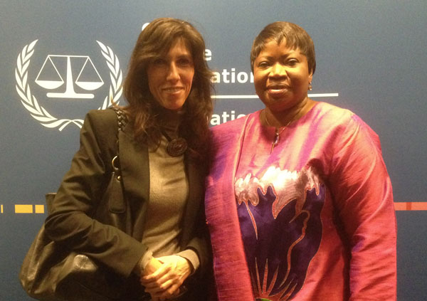 avec Fatou Bensouda, ONU